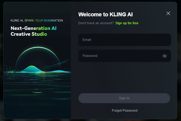 Registro Gratis a Kling AI